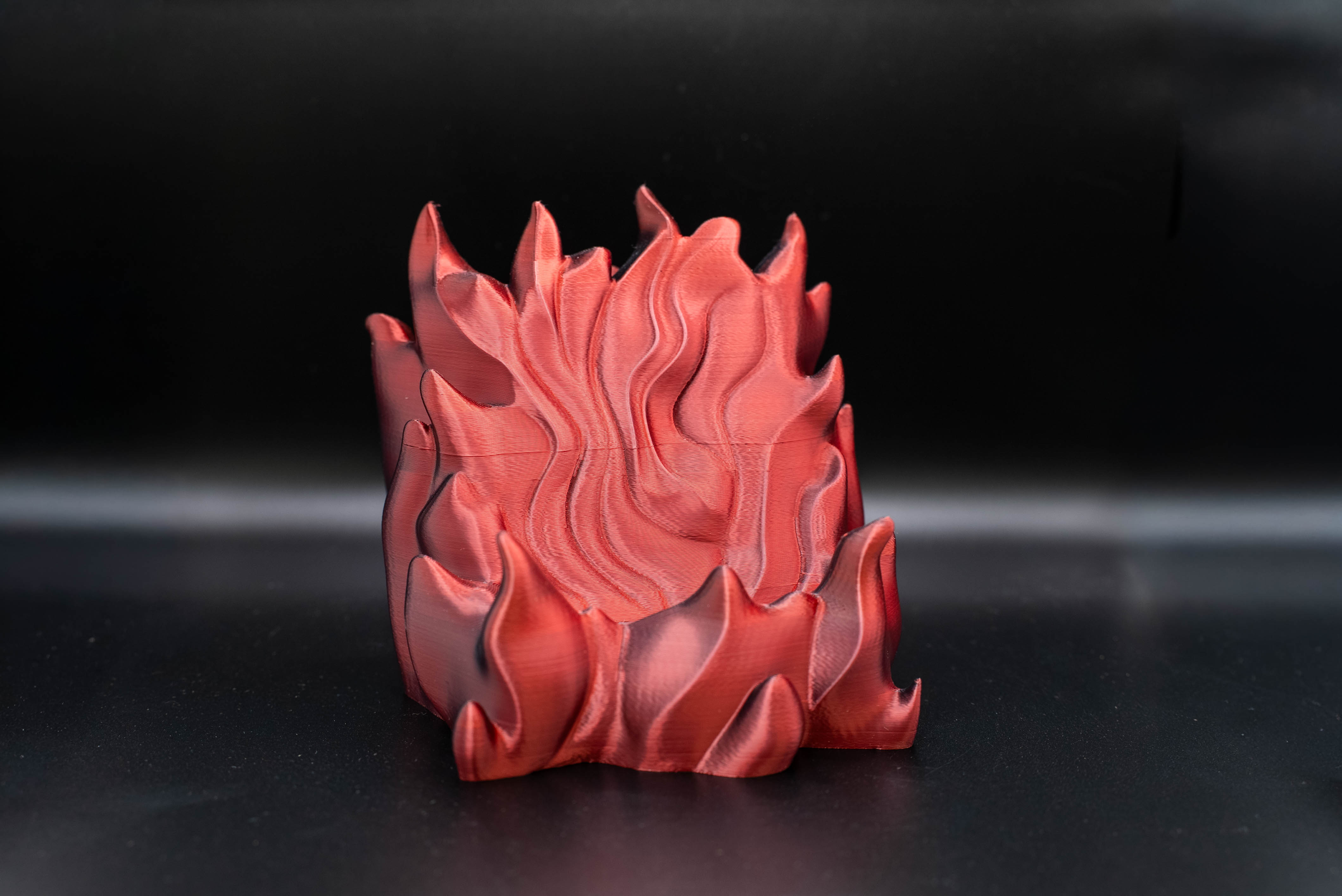 Flame phone stand